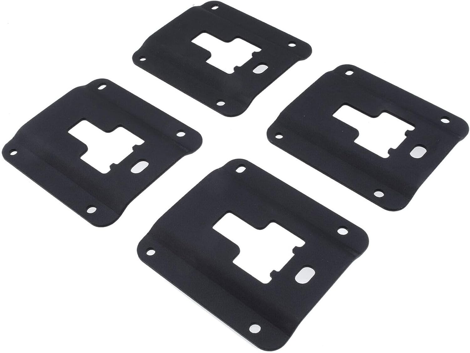 Truck Bed Cleats Plates with Screws for Ford for F150 2015-2021 Black FL3Z9928408AB FL3Z-9928408