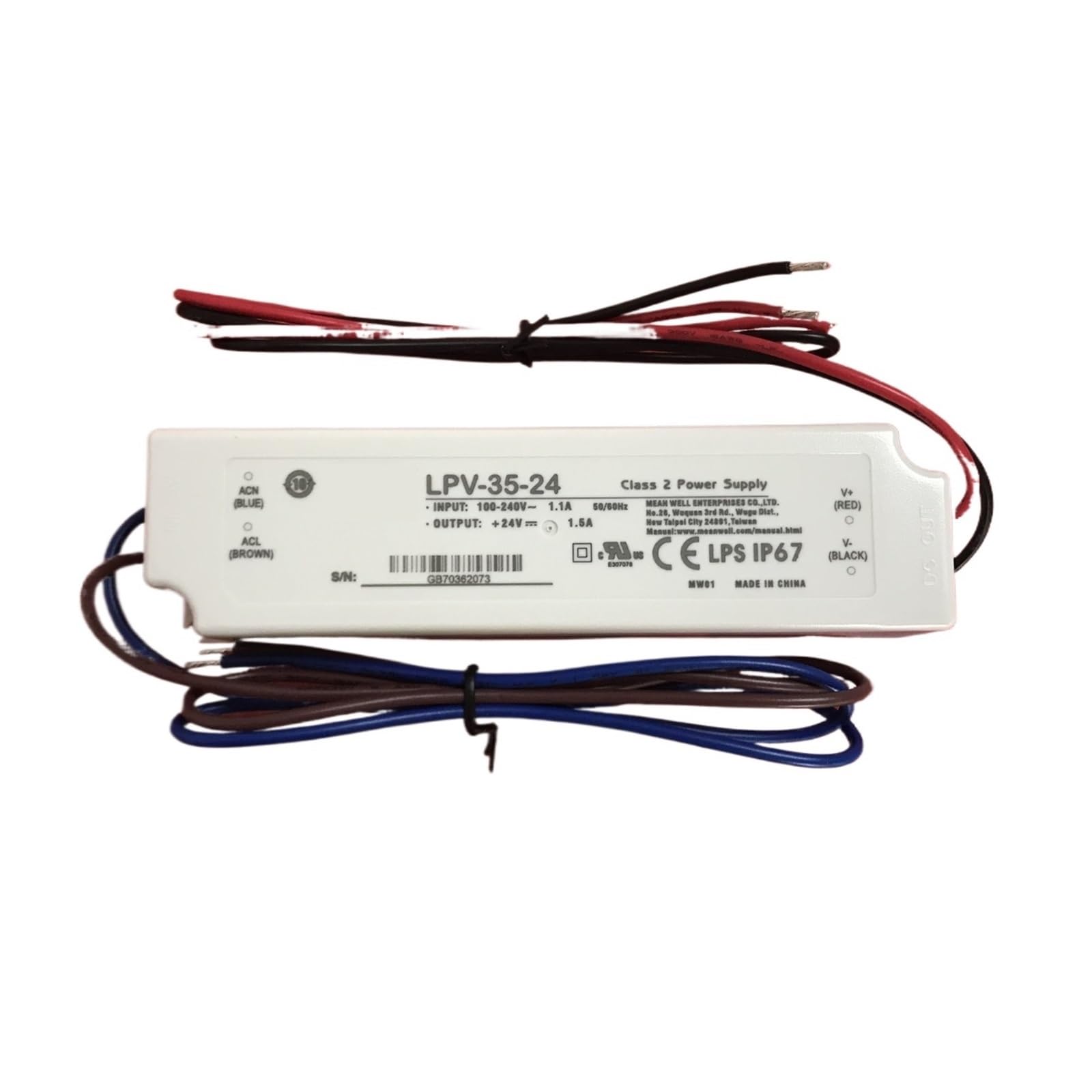 BRODEFUP LPV-35-12 36W Single Output Switching Power Supply LPV-35 12V 3A