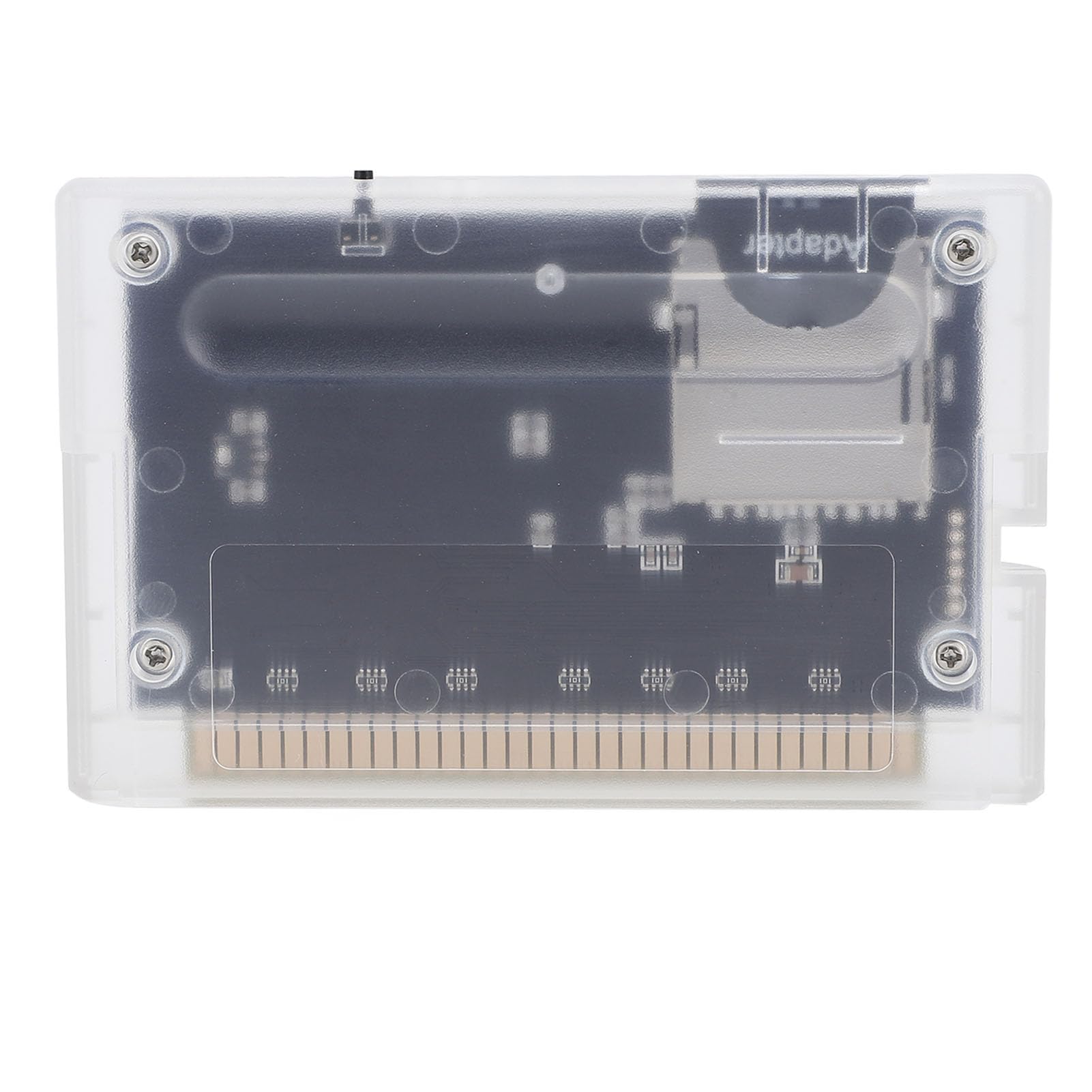 Tarjeta de Juego Retro, Videocasete Compacto Multifuncional Flexible con Tarjeta de Memoria de 8GB para Accesorios de Juego (Blanco Transparente)