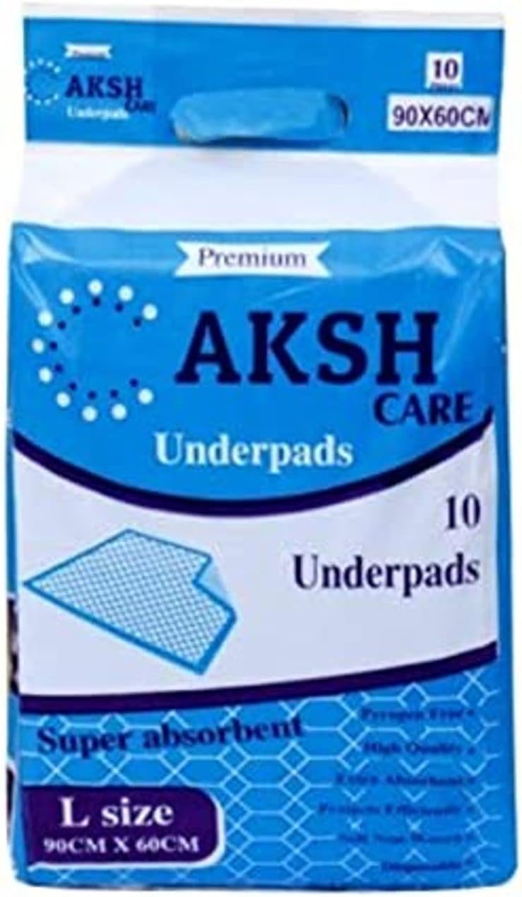 aksh Underpad Sheet Large 60 * 90 in Bulk Packing of 20 Pieces