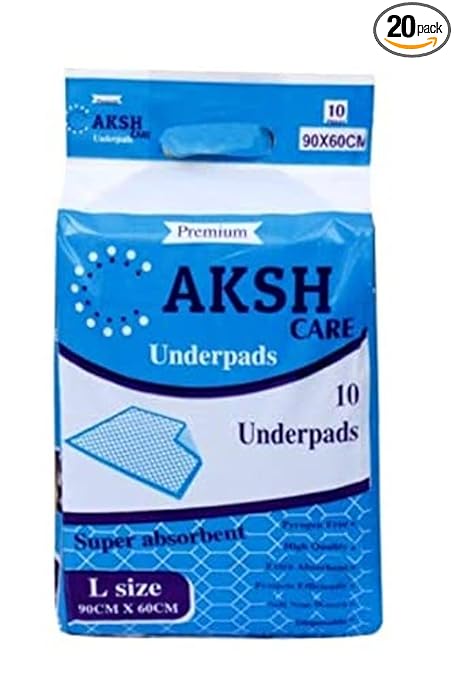 aksh Underpad Sheet Large 60 * 90 in bulk packing of 20 pieces