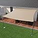 Produktbild IBIZSAIL Sonnensegel wasserabweisend Sonnenschutz für Garten Balkon aus PES rechtwinklig-300 x 200 cm-Sand(inkl. Spannseilen)