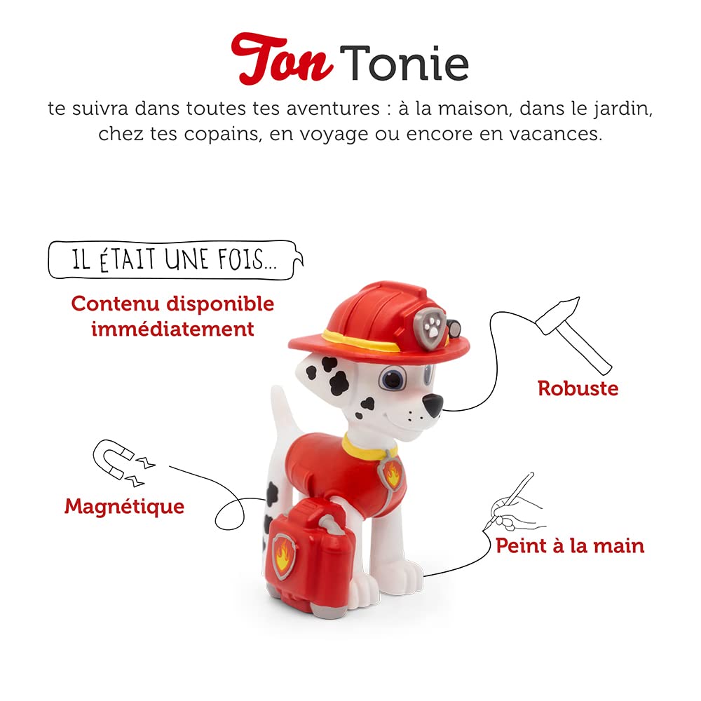 tonies Figurine Pat' Patrouille Marcus, Personnage avec Histoire Audio pour conteuse Toniebox, audioconte 3 Ans et Plus - boîte à Histoires Vendue séparément