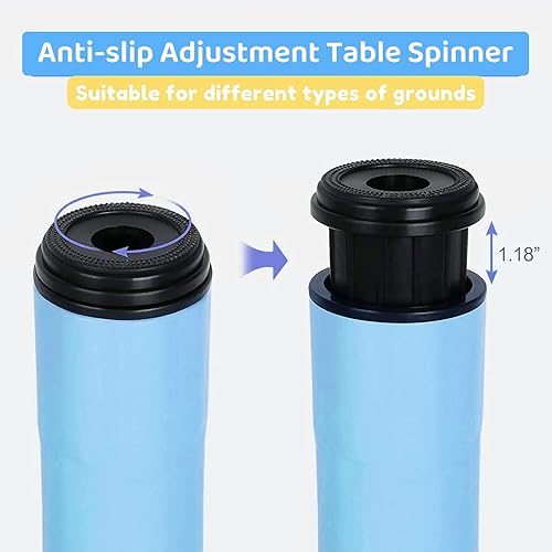 Miniatura 25 de Arlopu Juego de mesa y 4 sillas para niños, juego de mesa y sillas para niños pequeños, patas antideslizantes, escritorio de graffiti, mesa de Verde