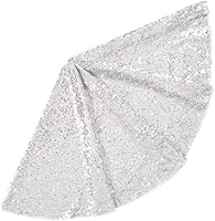 Vista 1 de ShinyBeauty - Falda de árbol de Navidad bordada y con lentejuelas de 24.0 pulgadas, falda de árbol de Navidad de poliéster para decoración de Navidad