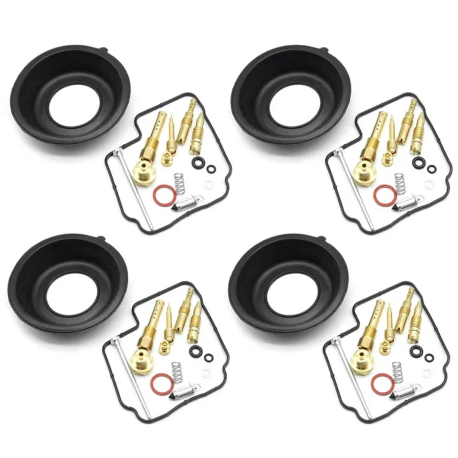 Kit Carburador Repuesto Kit Reparación Carburador Motocicleta Para CB400F CB-1 NC27 1989 1990 1991, Conjunto De Reconstrucción De Membrana De Carburador De Diafragma De Vacío(C Style)