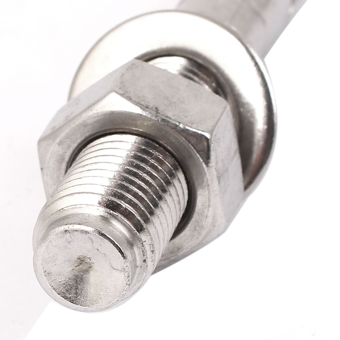 Aexit M12 Thread Anchors 304 Stainless Steel Car Repair Gecko Expansion Bolt Screw 120mm Expansion Anchors Long 2pcs