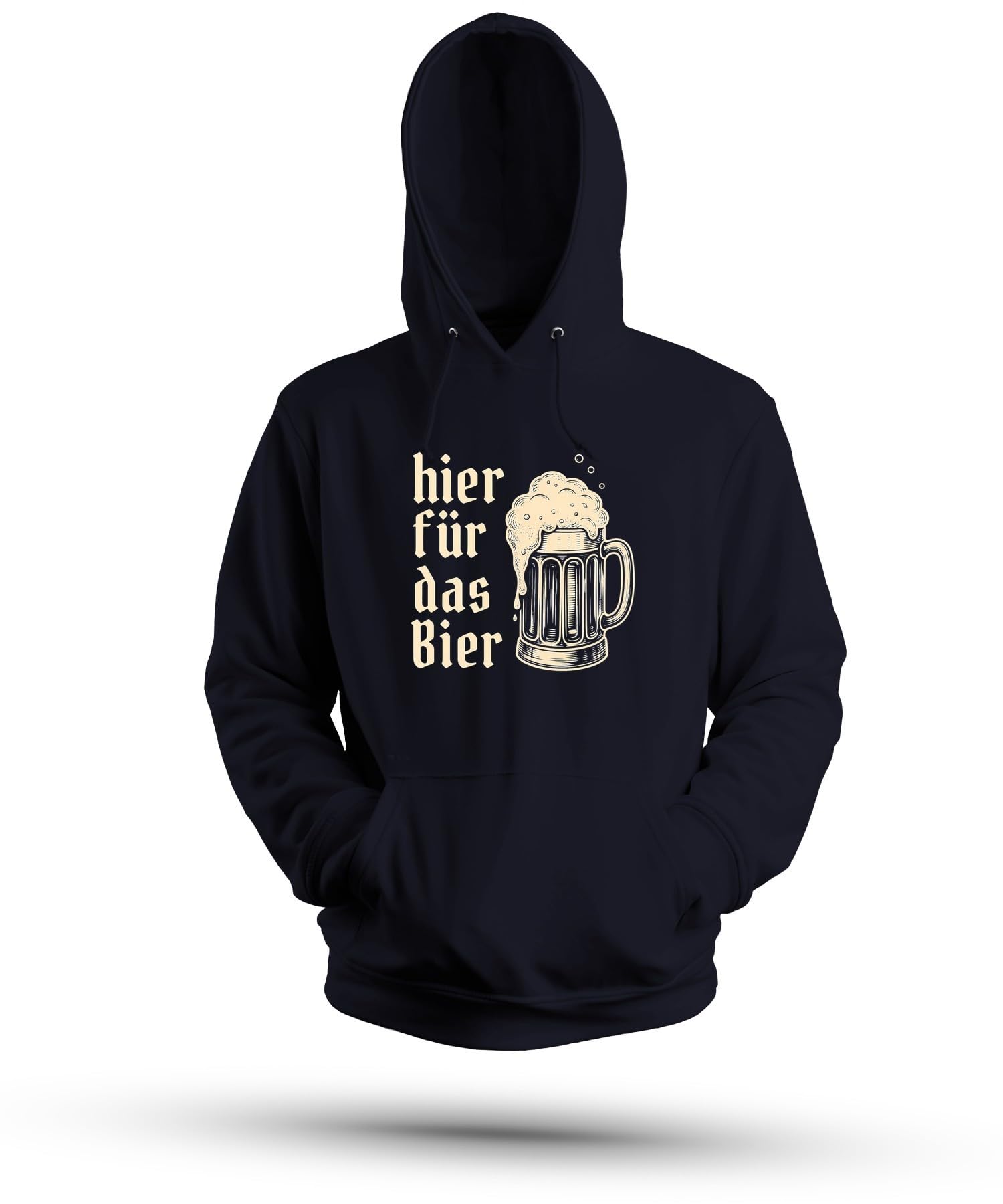 Tutaj na piwo Oktoberfest bluza z kapturem