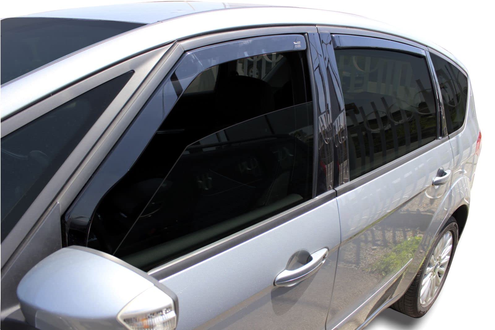 J&J AUTOMOTIVE Windabweiser Für Jeep Wrangler 2006-2012 - 4-tlg. Set Getönt