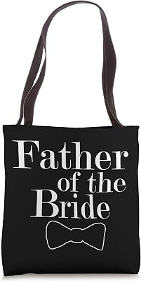 Father of the Bride Bowtie Tote Bag