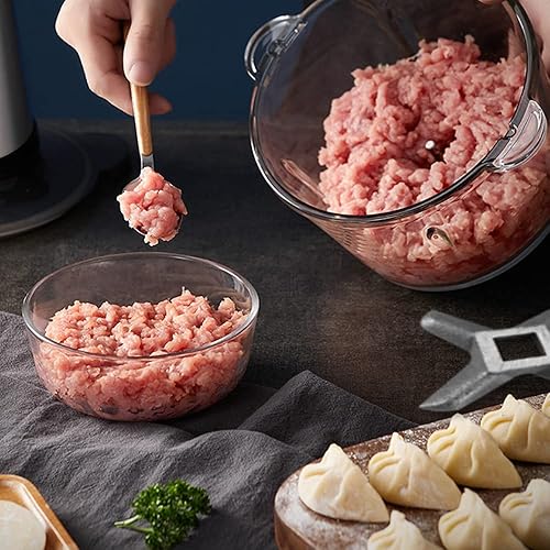 Miniatura 8 de Fdit Cortador profesional de acero inoxidable en forma de cruz para cocina y carne, picadora de cuchilla, cortador de cuchillo de repuesto para