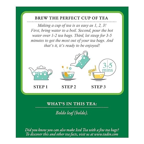 Miniatura 3 de Tadin Boldo - Té de hierbas 24 bolsitas de té