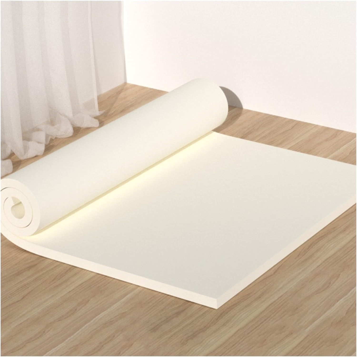 Protecteur de doublure murale en mousse caoutchouc ELzEy Bianco 100x200
