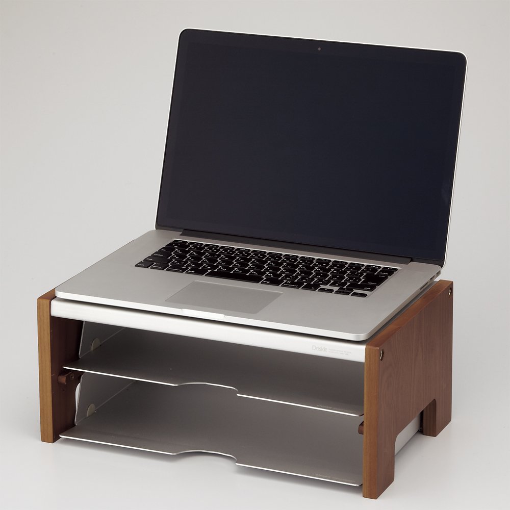 Deskit 机上台　ロータイプ Amazon | リヒトラブ 机上台 Deskit ALUMI ハイタイプ 390mm幅 A7421