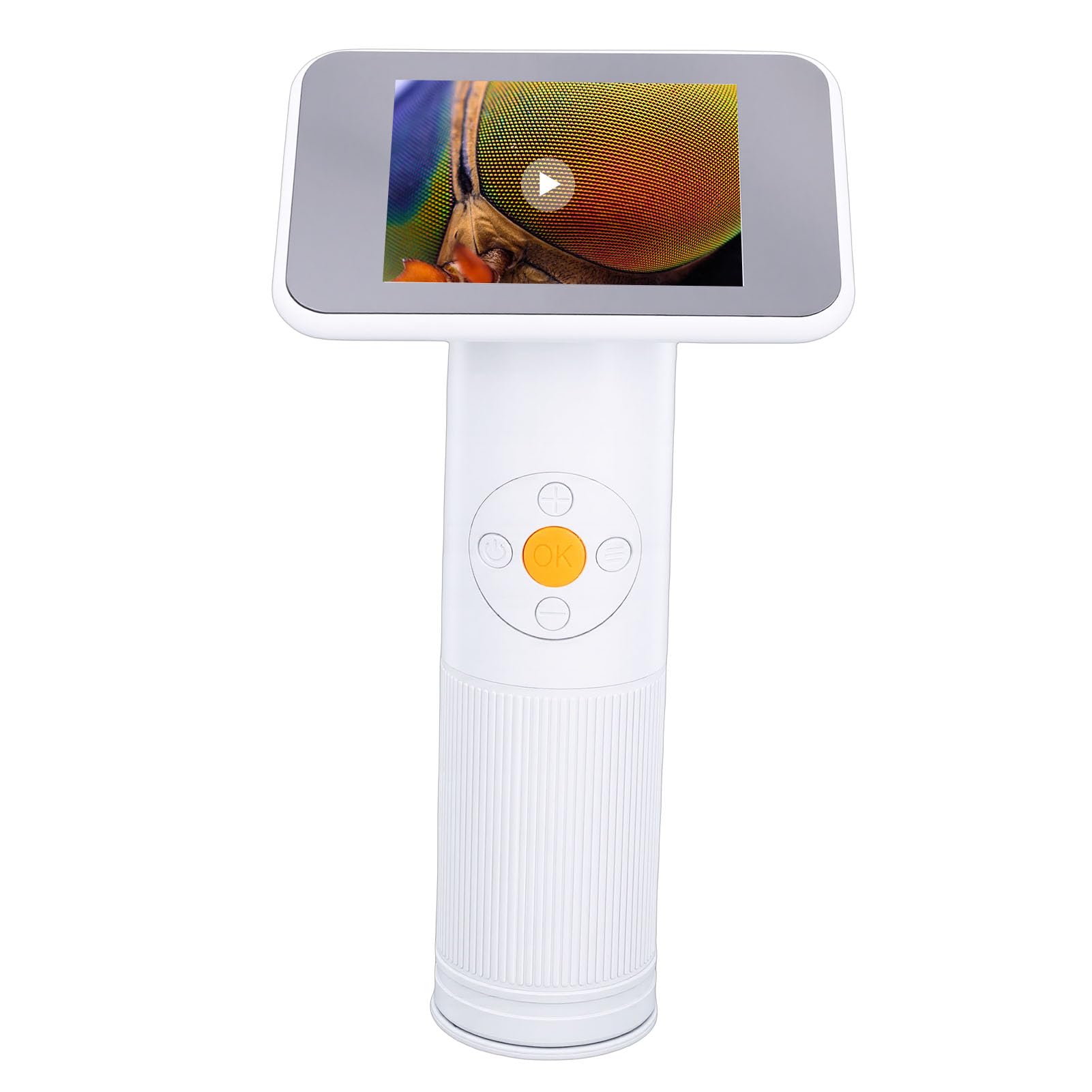 Microscopio Digital, Pantalla HD 4K de 2,8 Pulgadas, Aumento de 1600X, Microscopio de Bolsillo Portátil con 8 Luces LED para Observación Microscópica, Mantenimiento de Inve