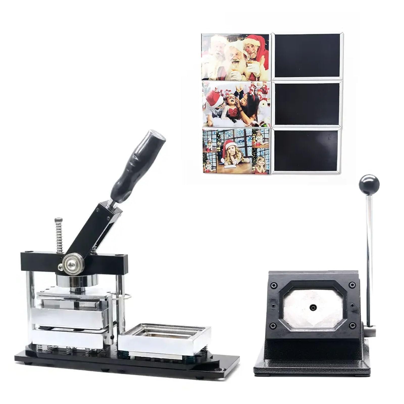 MYUYEE Badge Maker Machine,Fridge Magnet Button Maker Machine, 31' X 20'' Rectangle Fridge Magnets Maker Machine, For Make Every Memory Into A Refrigerator Magnet, Button Making
