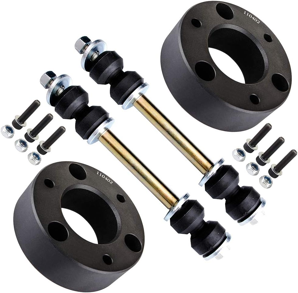 cciyu Front Sway Bar End Link 3 front leveling lift kit for Chevy fit for 07-12 for Chevrolet Tahoe 07-13 Avalanche 2007-2014 for Chevrolet Suburban 1500 for GMC Yukon XL 1500 4pcs Suspension Kit