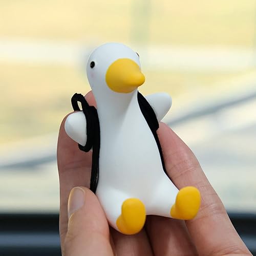 Miniatura 5 de Adorno colgante de pato oscilante para automóvil, accesorios para colgar en el automóvil, accesorios de automóvil, estética interior para reducir la