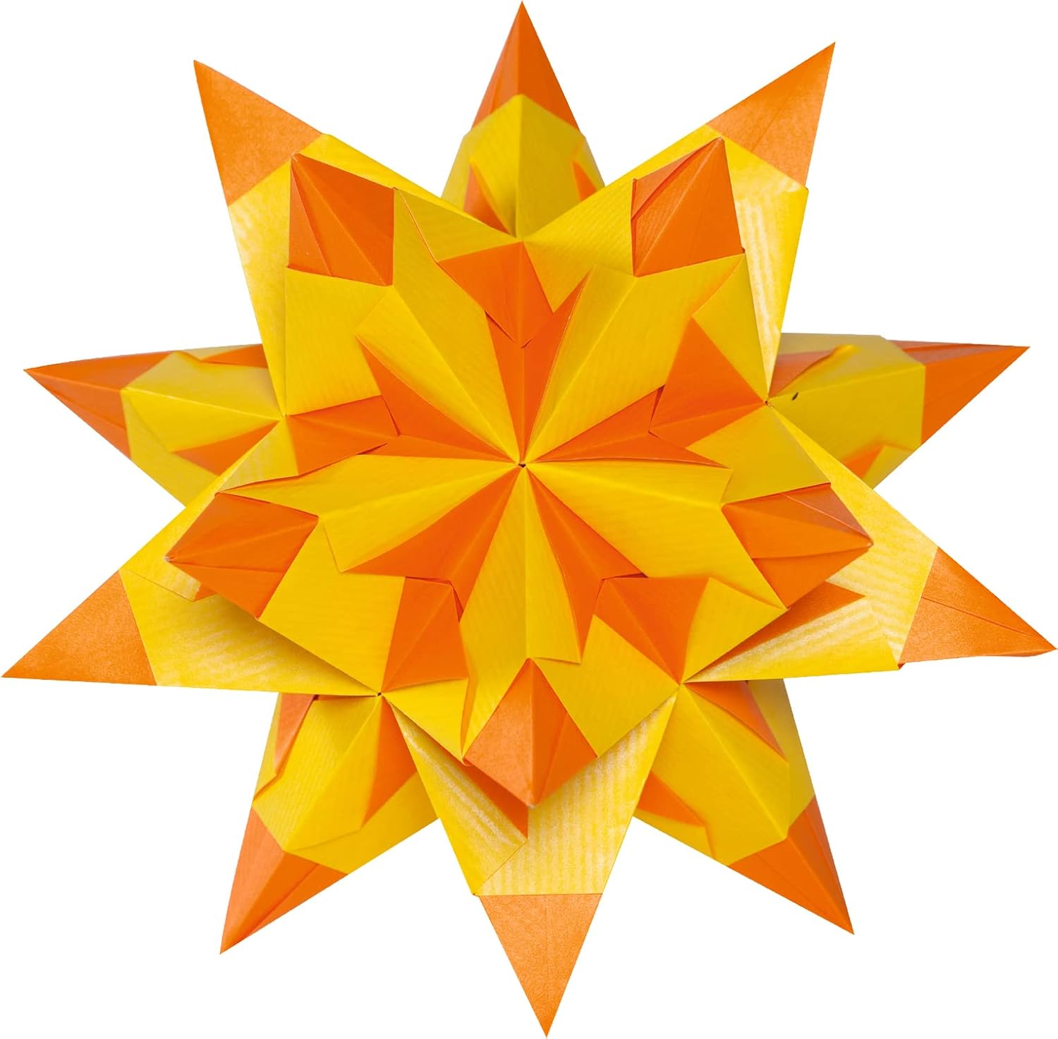 folia 836/3030 Bascetta Star Handicraft set, blue, Yellow/Orange, 15 x 15 cm