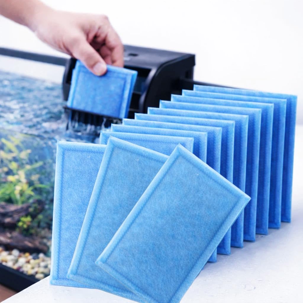 Gekufa Aquarium Filter Cartridges, Rite Size C Compatible with EZ-Change #3, Fits Aqua-Tech 20-40 & 30-60 Gallon Power Filters, Carbon Replacement, 12-Pack