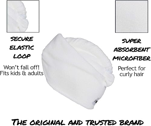 Vista 14 de Turbie Twist - Toalla de microfibra superabsorbente para el pelo (2 unidades)