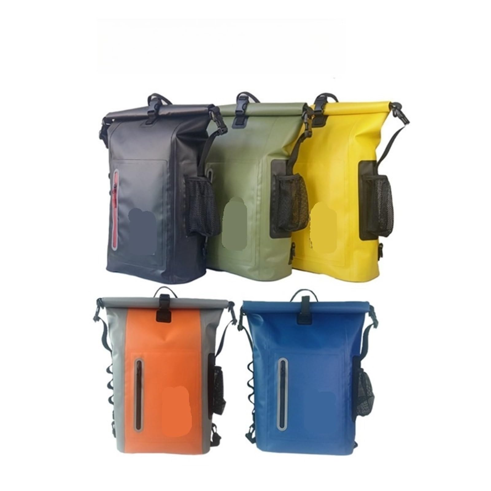 Großer wasserdichter Kajak-Trockenbeutel-Schulterrucksack(Black)