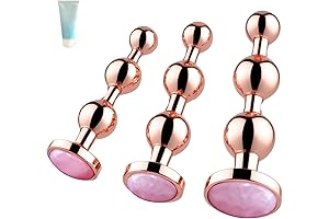 3 Pcs Stainless Steel Anal Butt Plug Set for Couples