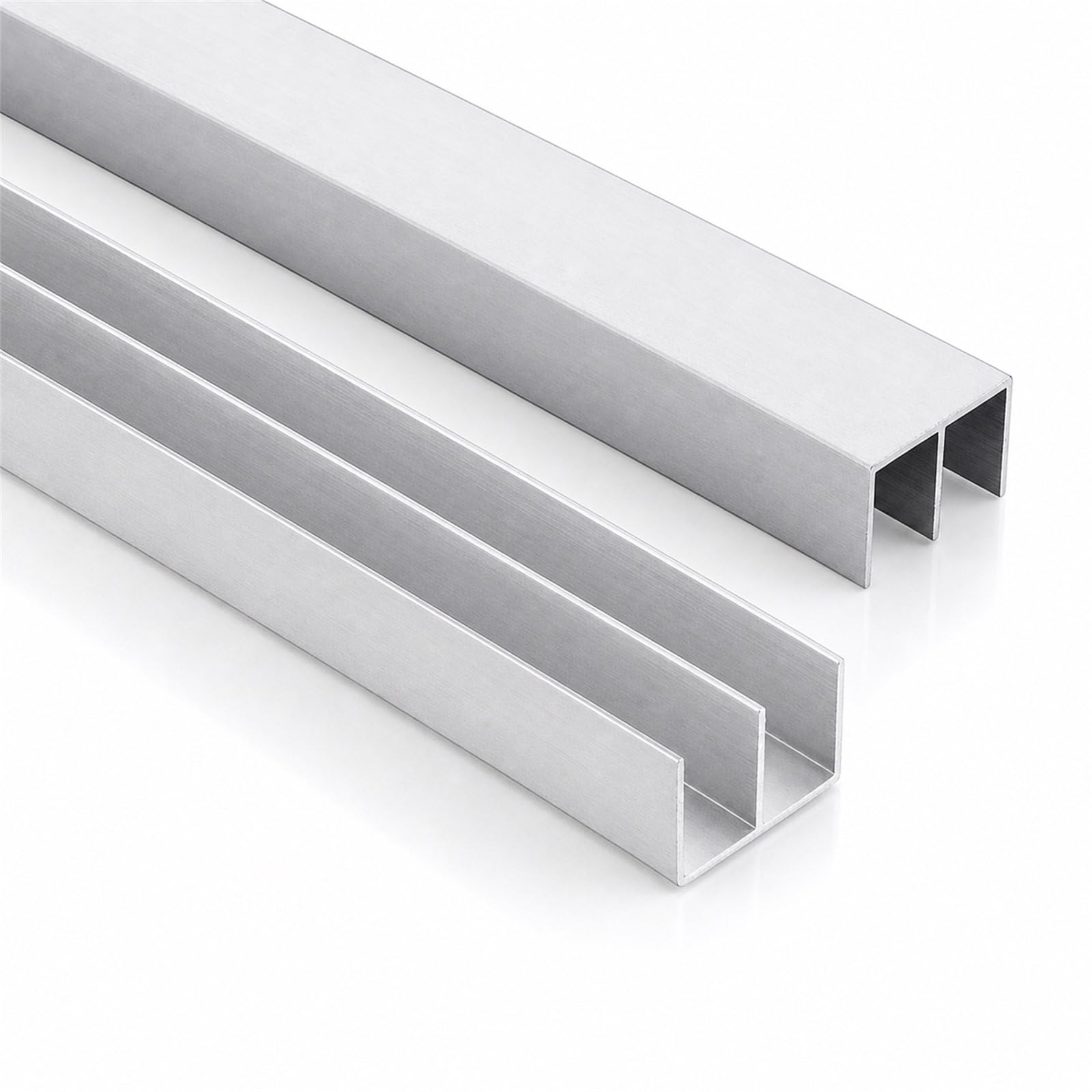Double Track Sliding Door Set,Invisible Track Sliding Doors Kit,Aesthetically Pleasing,Moisture Resistant and Rust Proof,for Balcony Conservatory