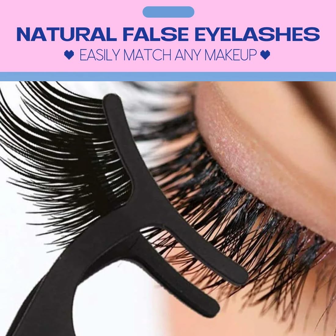 10 pares de pestañas postizas magnéticas de aspecto natural, pestañas postizas naturales, ultraligeras y fáciles de aplicar, sin pegamento,Trae rímel y herramientas — view 5
