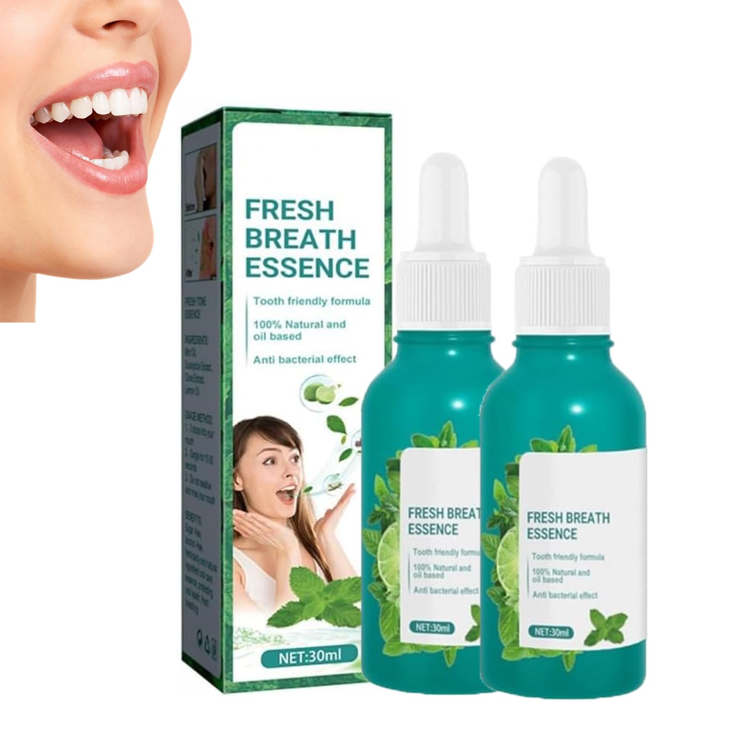 Fresh Breath Essence, Bad Breath Eliminating Serum, Natural Breath Freshening Drops, Fresh Breath Oral Care Essence, Fresh Breath Care Essence, Fresh Breath Oral Care Clean Teeth Gel