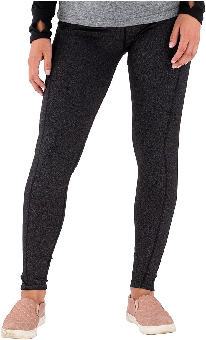 FXR Track Active 20 Womens Leggings Charcoal Heather LG