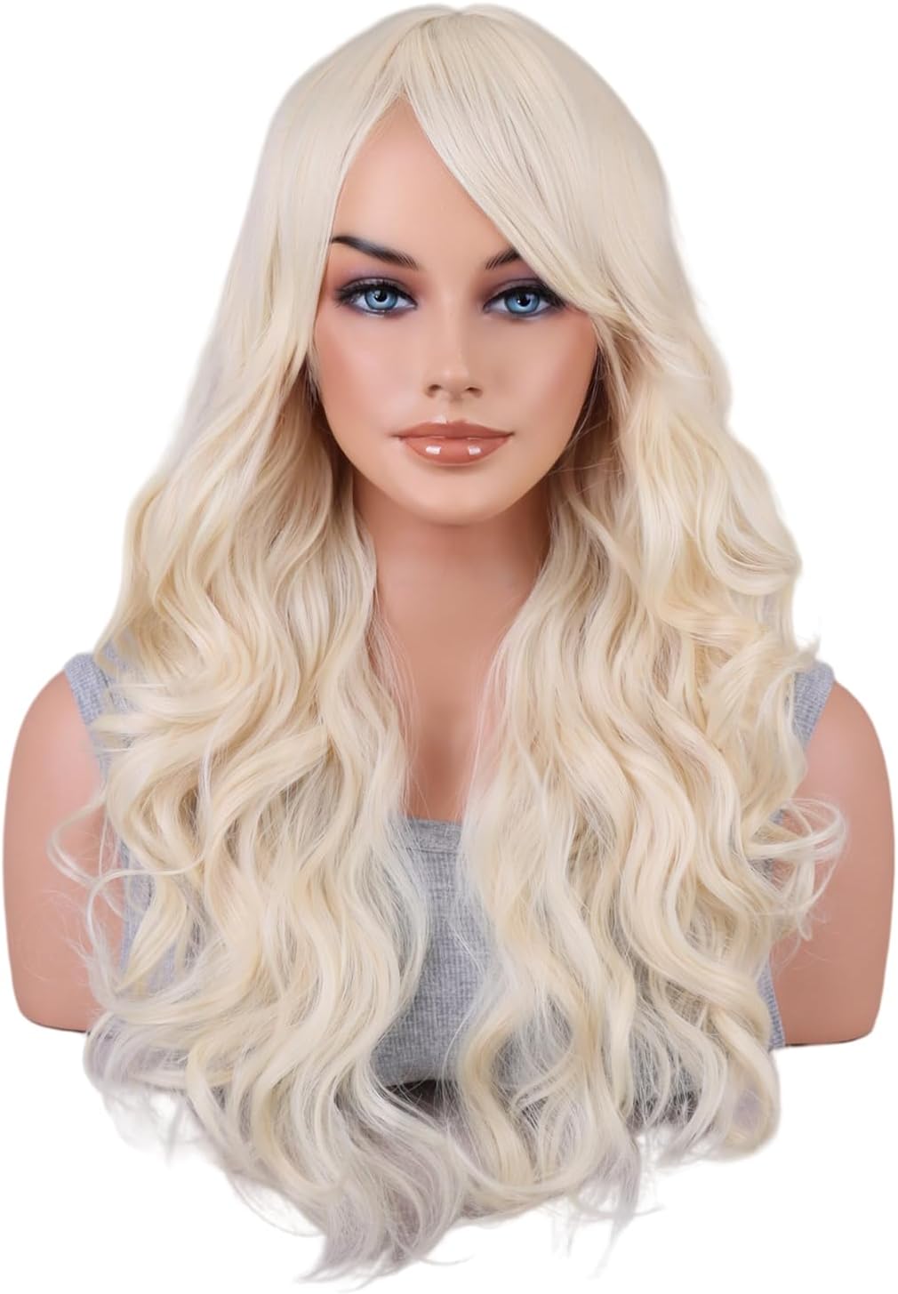 Long Curly Hair Wigs Blonde