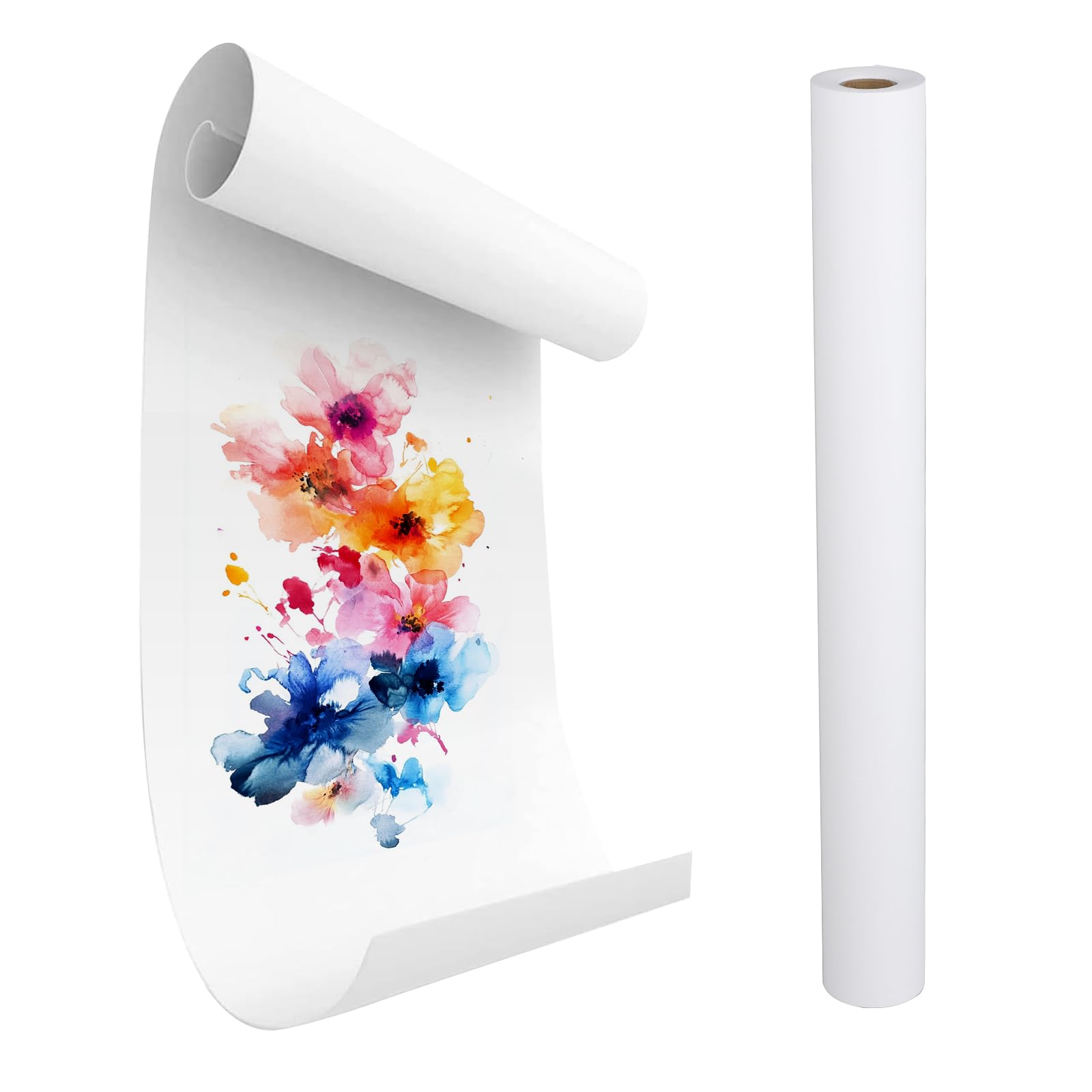 RMIVEGLIA Paper Roll Painting, 44 cm x 15 m, White, 1 Roll, Smooth, Ideal for Drawing, Sketching, Crafts & School-image-20