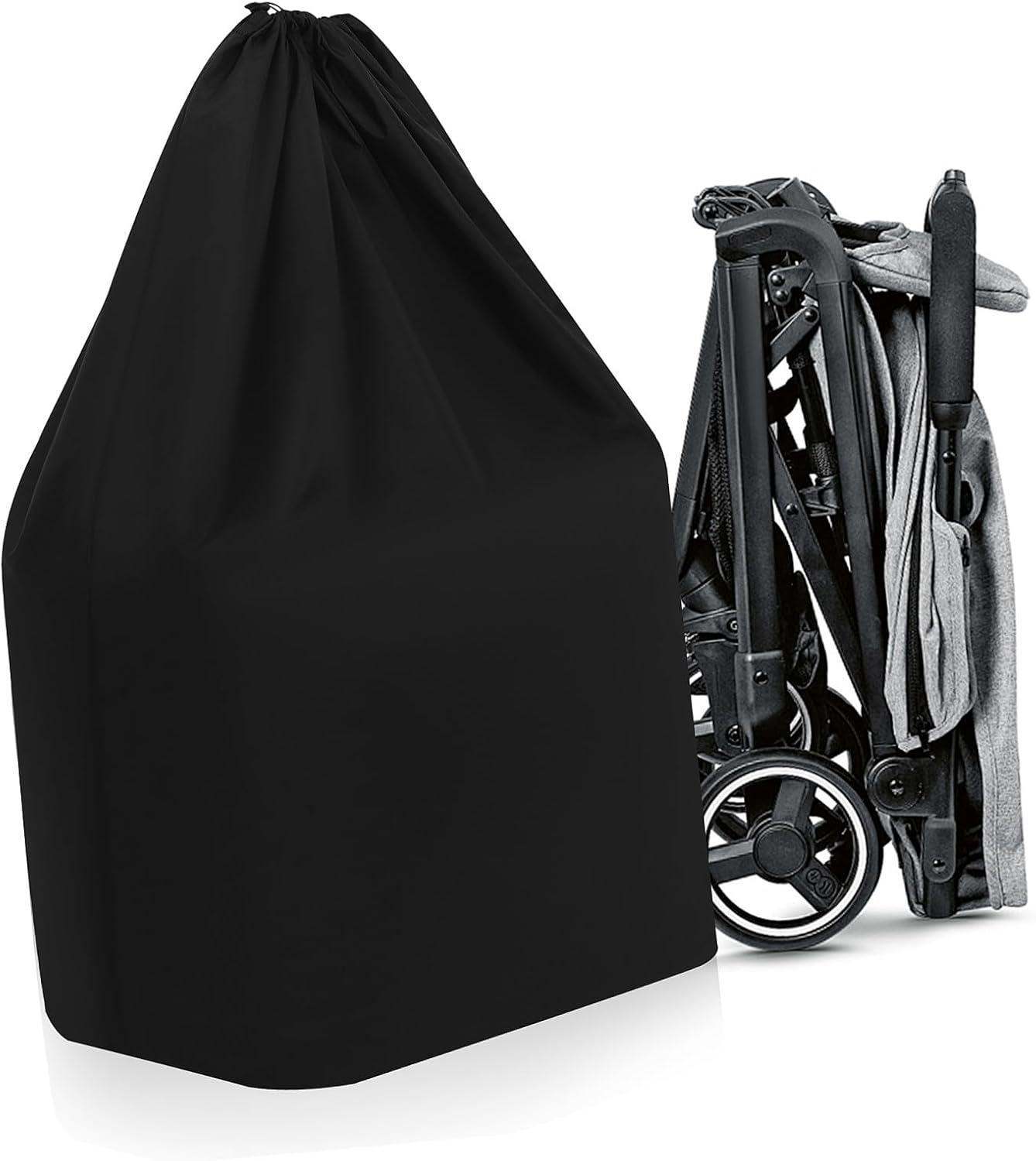 Abaodam Stroller Travel Bag for Airplane Large Stroller Travel Bag Portable Stroller Gate Check Bag with Shoulder Straps for Airplane Travel Stroller Bag