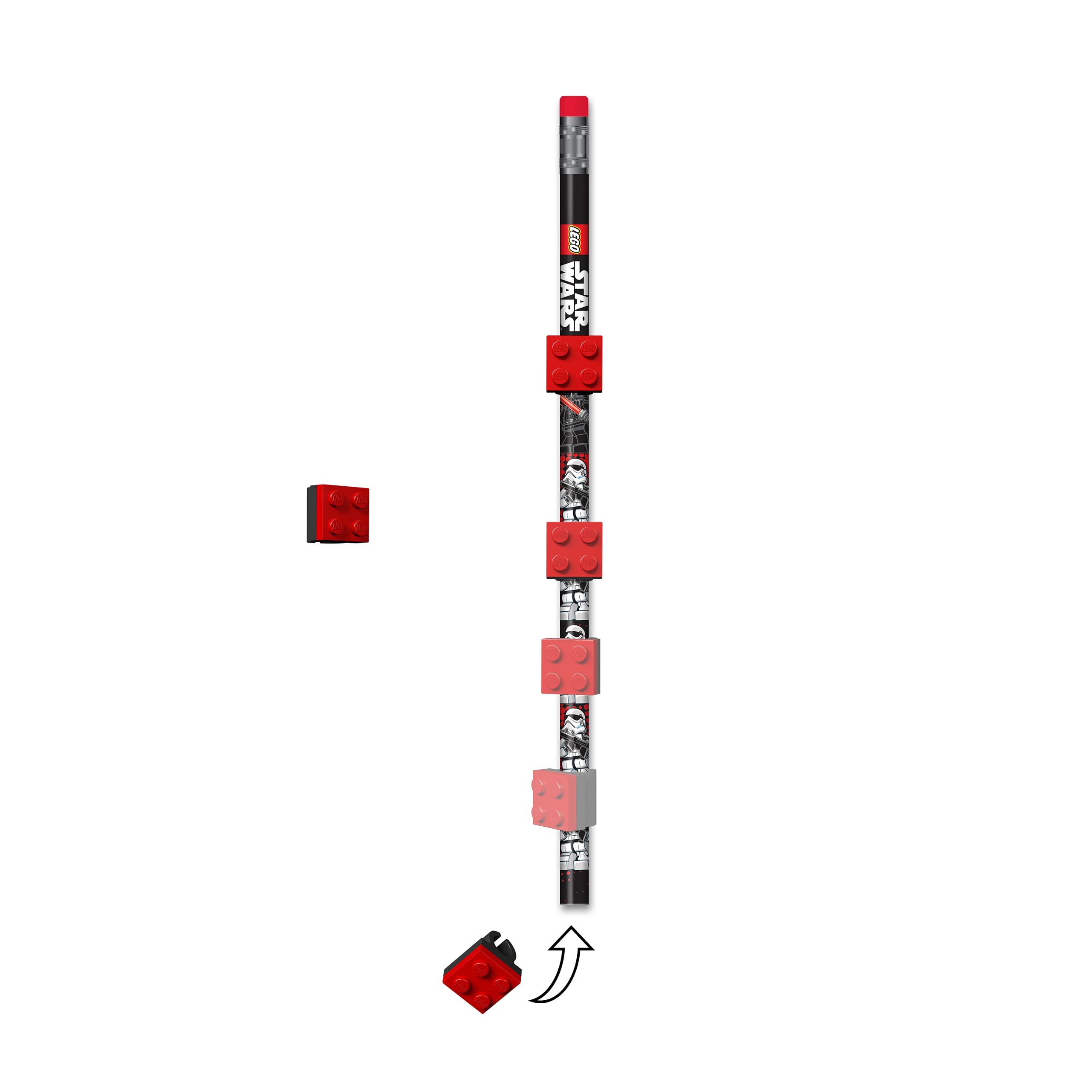 LEGO Star Wars Pencils with Topper - 2 Pencils and 1 Pencil Topper (52214) - Image 4