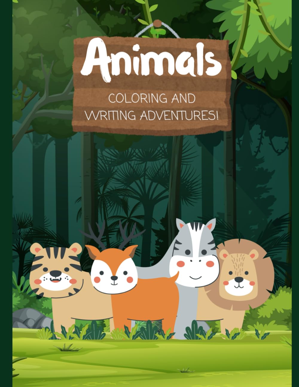 Welcome to the Jungle - My First BIG Toddler Coloring Book
