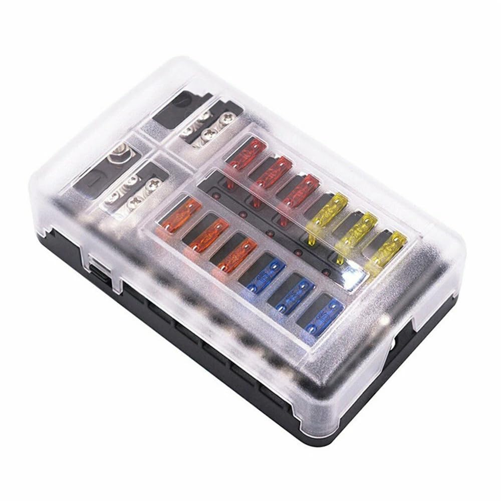 Caja de fusibles de 12 vías para solucionar fallos eléctricos en barcos 7