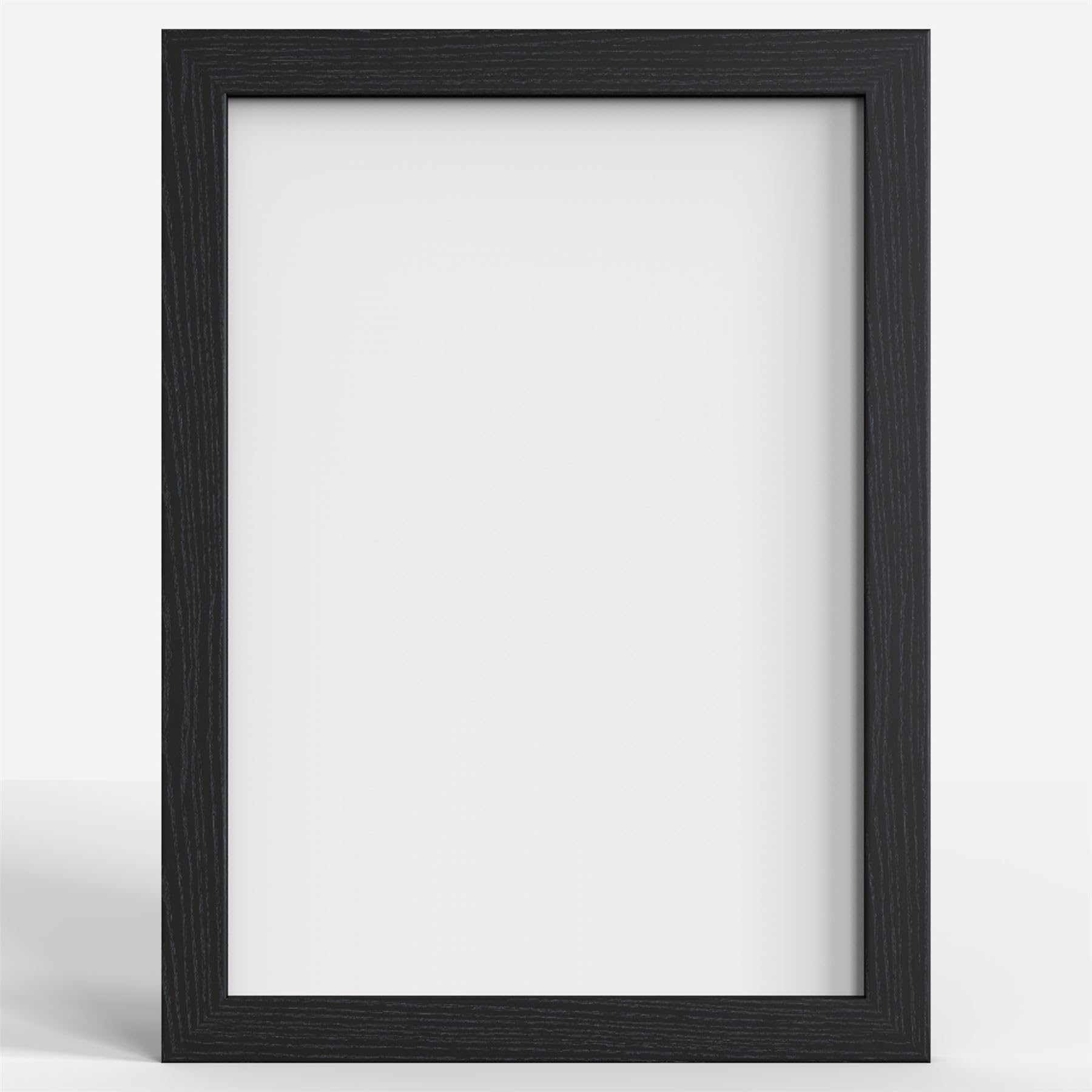 Black 16x8 (40.6x20.3cm) Photo Picture Poster Frame - Shatterproof Styrene, Wall Hang