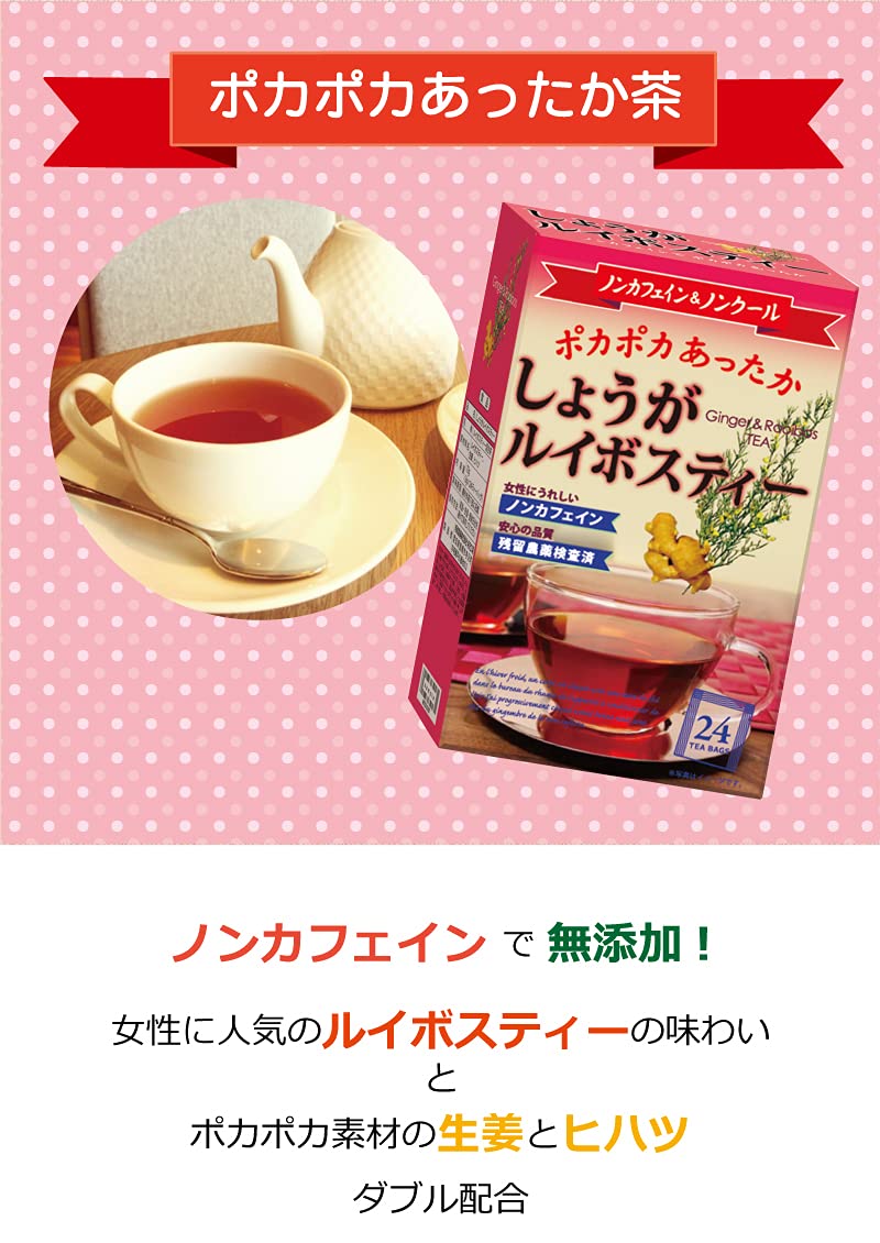 昭和製薬の健康茶 しょうがルイボスティー 3g×24包