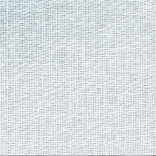 Image of Wizardi Cashel 28 Count Opalescent White 3281 /1111. Needlework Canvas, Cross-Stitch Fabric, Embroidery Cloth, Needlepoint Canvas. 94% Linen and 6% Met.Polyester. Precut Zweigart