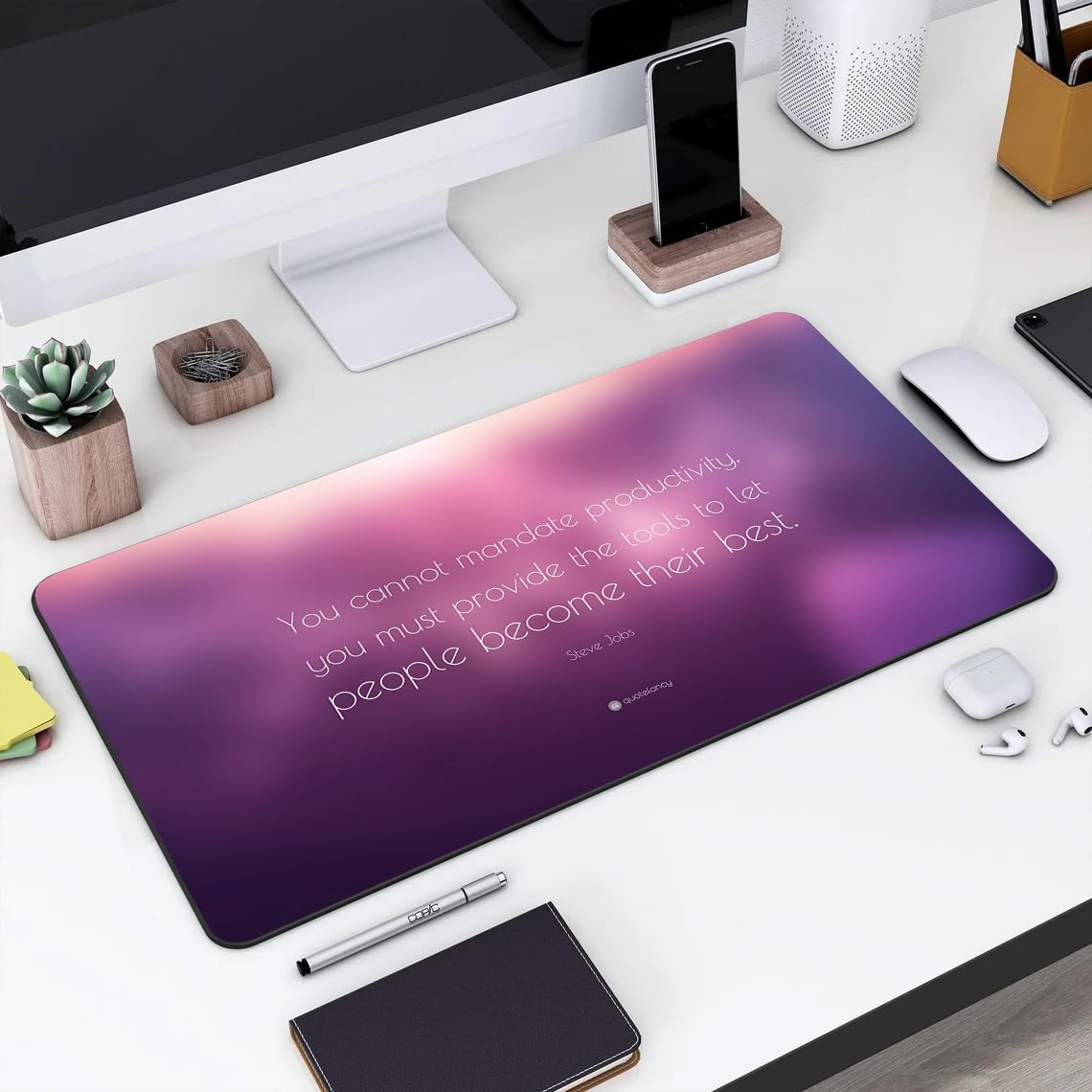 Gadgets WRAP Large Desk Mat Mouse Pad 11 x 23 Inch, Anti-Slip, Spill-Resistant, Ideal for Home, Office, Gaming Setups – Mandate Productivity