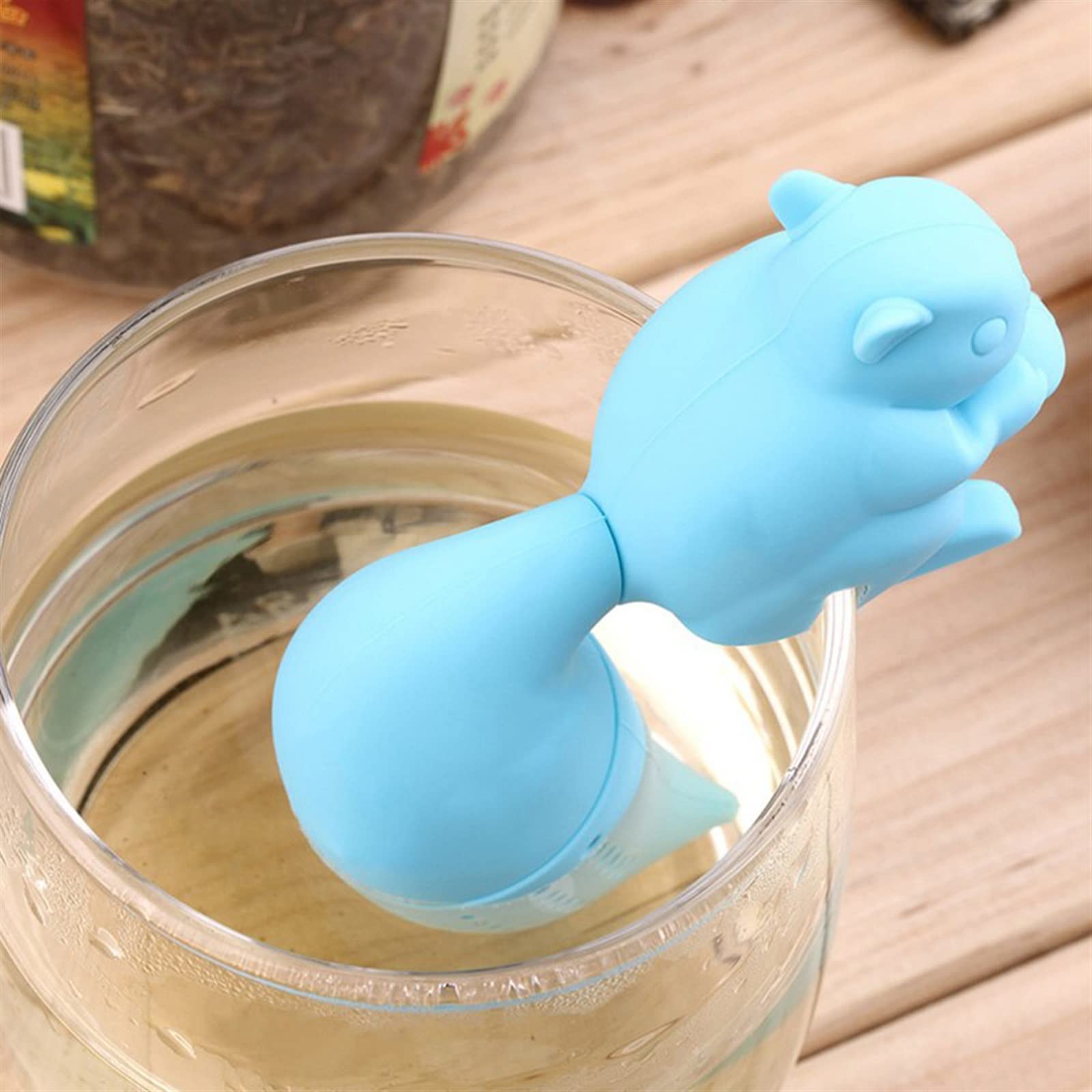 Infuseur à thé en silicone en forme de feuille pour thé ou café
