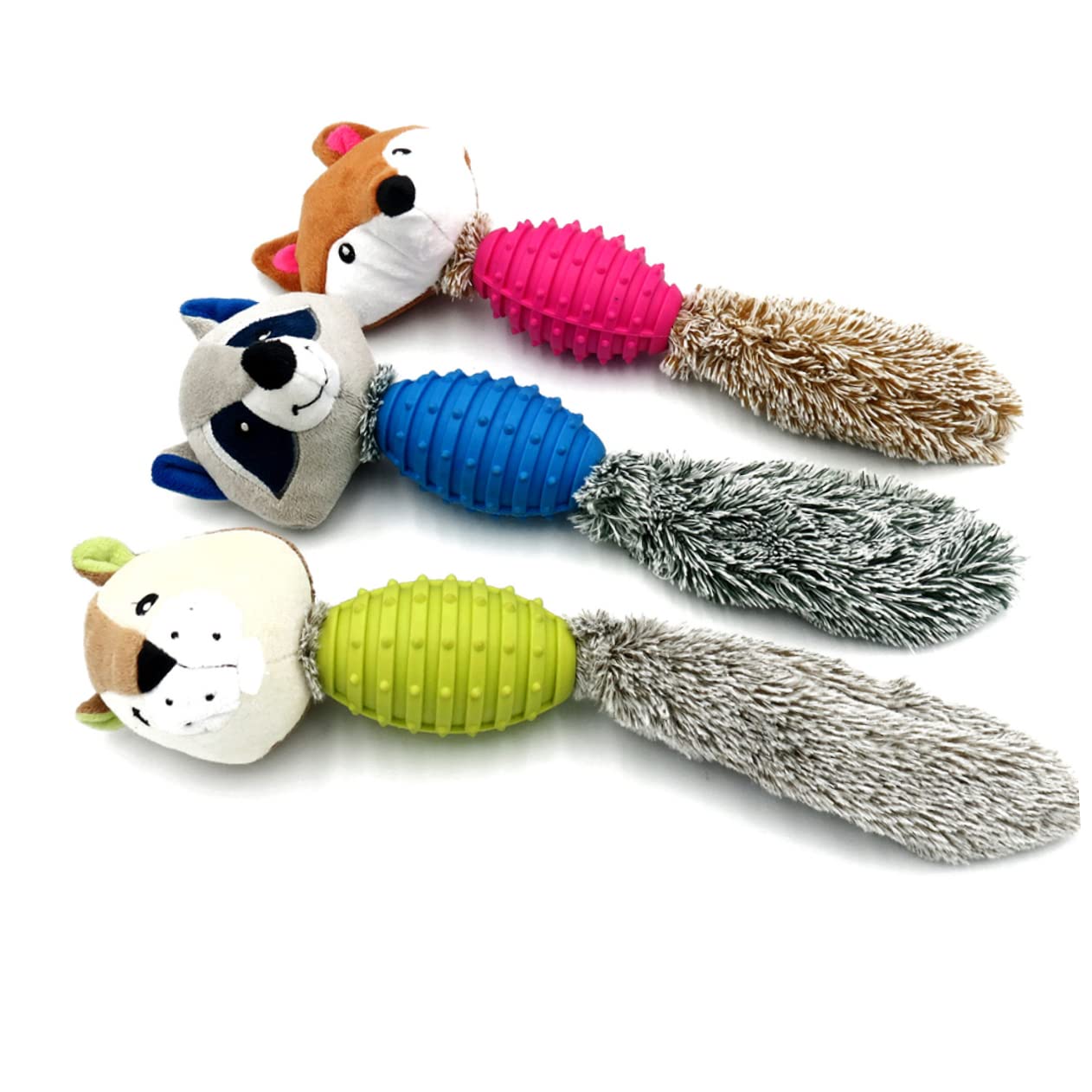 minkissy 3st Kauspielzeug Spielzeuge Welpenspielzeug Plüsch Hundespielzeug Zahnspielzeug Für Welpen Kauen Plüschtier
