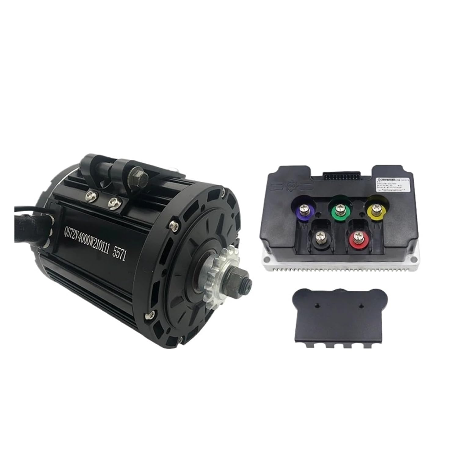 Mid Drive Motor QS138 4KW Peak 10KW 90H PMSM Kit with Fardriver ND72680 350A Controller(Belt Type)