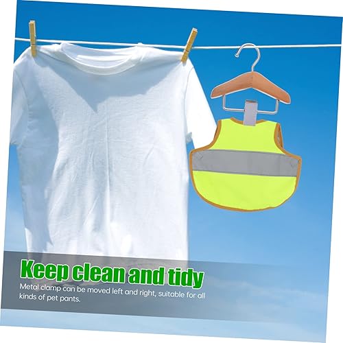 Miniatura 6 de Percha para mascotas, perchero pequeño para secar ropa para perros, perchas para ropa pequeña, percheros para pantalones, perchas para pantalones