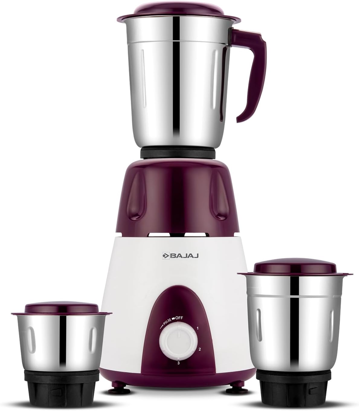 Rex 500W Mixer Grinder with 3 Jars (Indian Plug)