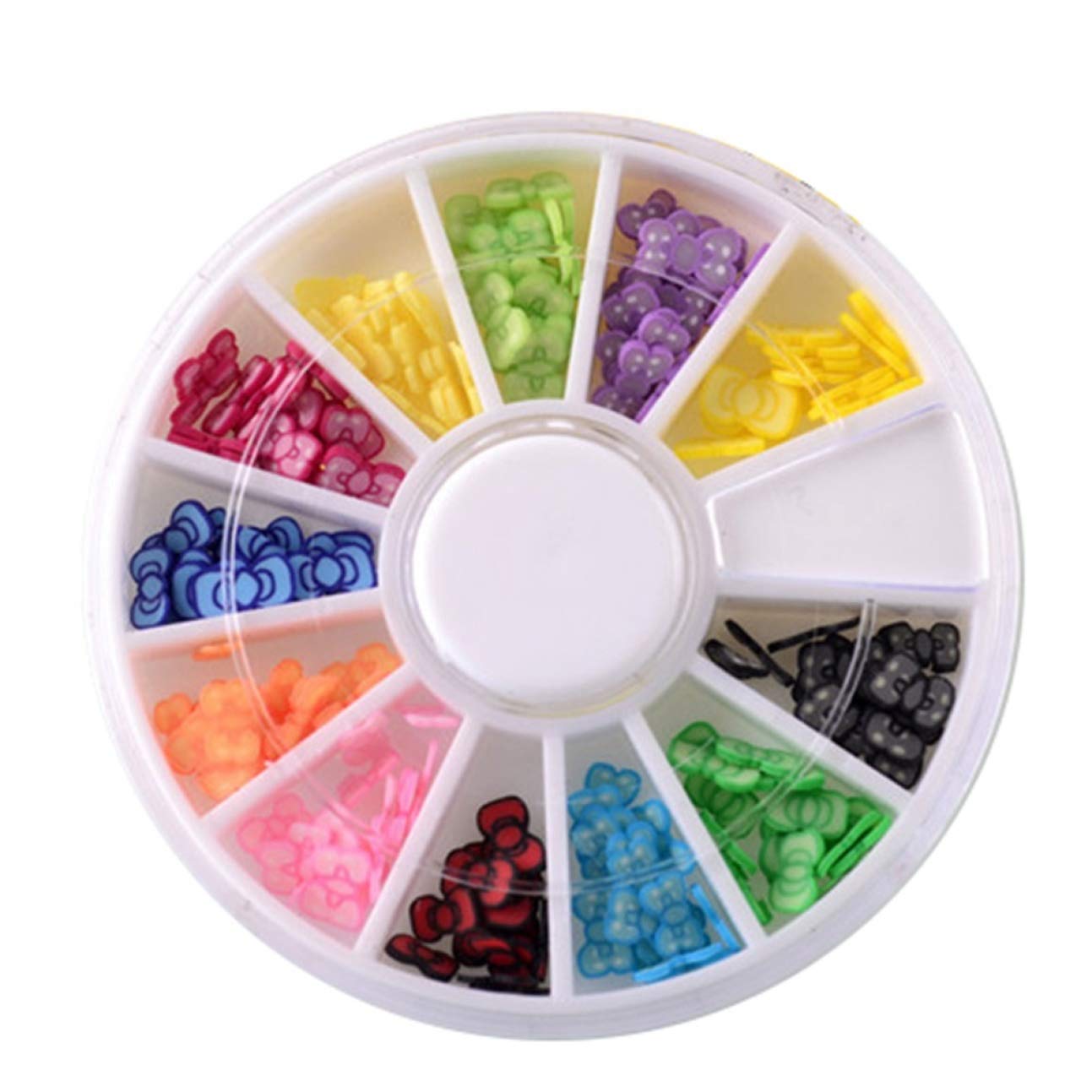 1 caja delicada 3D para decoración de uñas, bastones de arte de polímero, arcilla de polímero, bonitas pegatinas de moda, accesorios de belleza para uñas en estilo fino