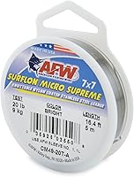 Vista 29 de American Fishing Wire Surflon Micro Supreme Nylon recubierto 7x7 de acero inoxidable, líder en alambres anudables para pesca en agua salada, pesca