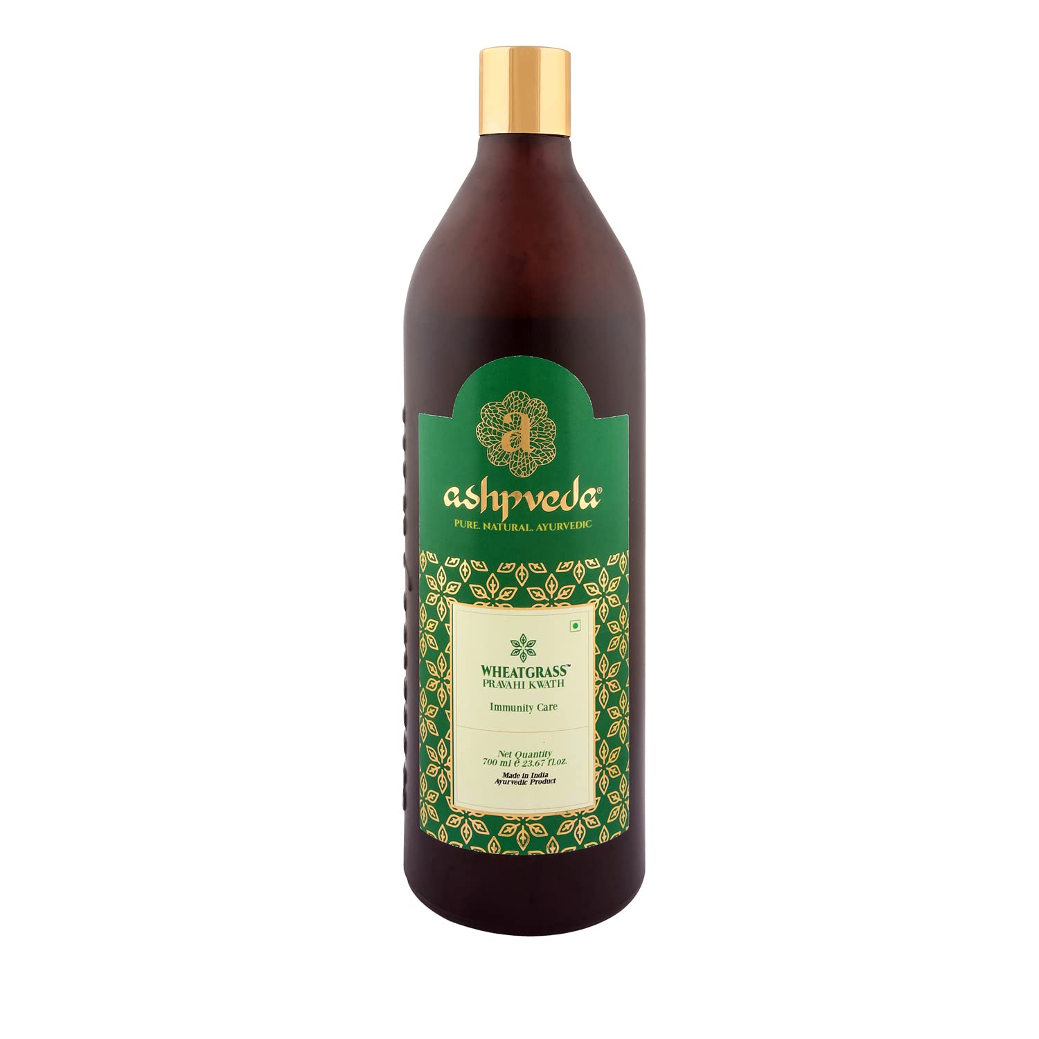 Ashpveda Ayurveda Wheatgrass Pravahi Kwath - Herbal Blood Purifier Syrup, Boosts Immunity, Metabolism, Skin Health - 100% Ayurvedic Herbs Kadha (700 ml) (B09MYS9ZV5) Amazon Price History, Amazon Price Tracker