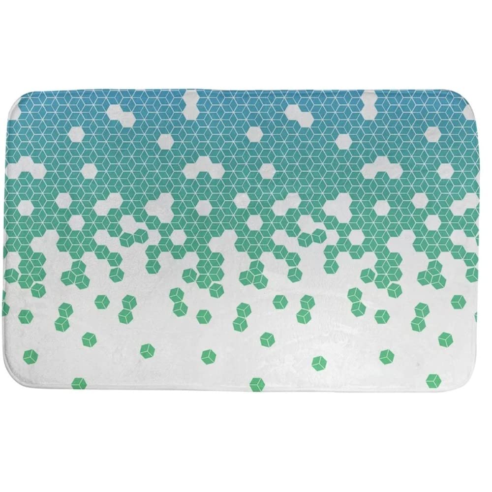 1 Piece Luxurious Soft Bath Rugs For Bathroom Size 17 W x 24 L Ultra Plush Warm Underfoot